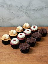 Box of 12 Cupcakes - Trio Flavour Selection