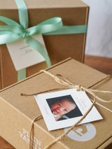 Baby First Month Cupcake Box (with Card Printing Option)
