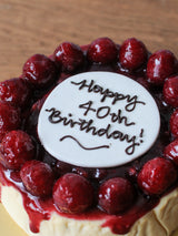 Raspberry Violet Cheesecake
