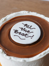 Salted Caramel Mascarpone Cake
