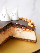 Chocolate Peanut Caramel “SNICKERS” Cheesecake